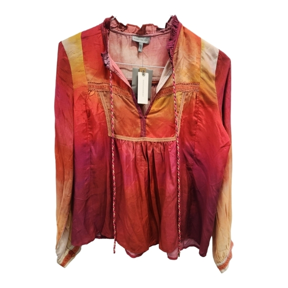 NWT Anthropologie Conditions Apply Etienne Peasant Blouse SZ SMALL - Picture 14 of 16